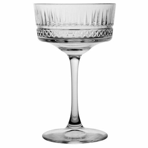 silver champagne saucers